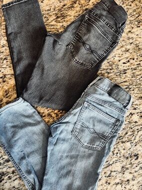 Denizen from Levi's Two-Tone Kids Jeans — Light Blue & Dark Gray